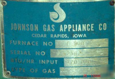 Johnson foundry metal casting furnace 