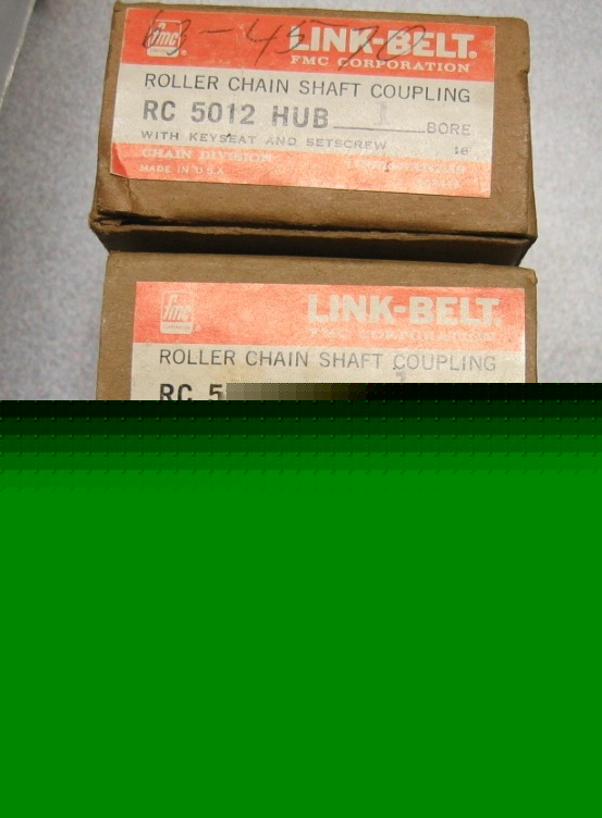 Link belt rc 5012 hub & chain set link-belt