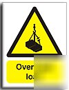 Overhead load sign-semi rigid-200X250MM(wa-099-re)