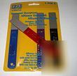 Eze-lap diamond hones set of 4 for chisels etc