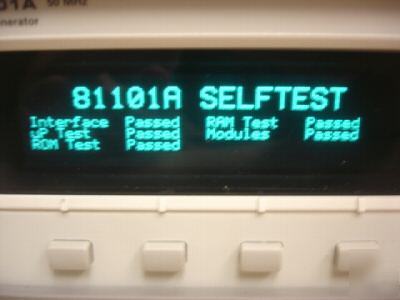 Hp / agilent 81101A 50MHZ pulse generator w/ option UN2