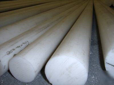 Natural acetal delrin rod 7.00