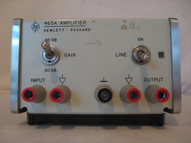 465A amplifier hp 40DB - 20DB 