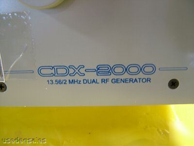 Comdel cdx-2000/480V dual rf generator FP532OR1