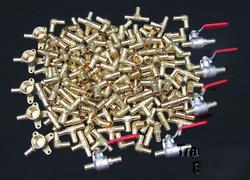 Lot #2 pex fittings for crimp tool plumbing tubing