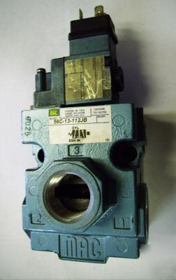 Mac air valve 56C-13-112JB vacuum to 150 psi 120 vac 
