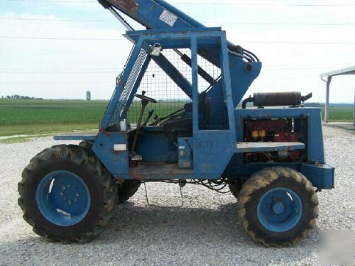New 1988 job handler telescoping boom lift/ front tires
