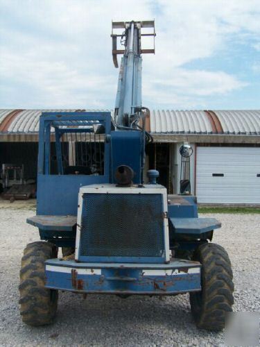 New 1988 job handler telescoping boom lift/ front tires