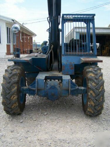 New 1988 job handler telescoping boom lift/ front tires