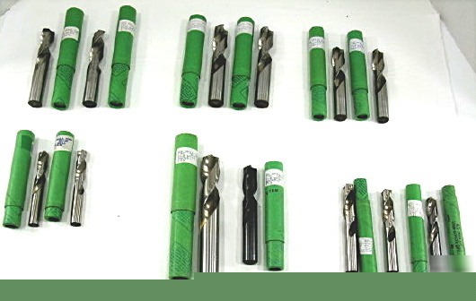New hs screw machine stub drills 13 pieces ace usa