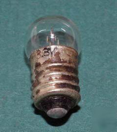 Nos indicator lamp bulb # 13 3.7V 0.3A tung-sol