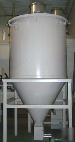 Novatec surge hopper stainless steel 100 cf grain
