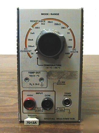 Tektronix digital multimeter model # 7D13A