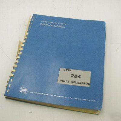 Tektronix type 284 pulse generator instruction manual