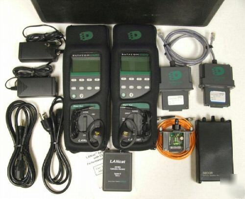 Textron lancat system 6 sm mm fiber cable certifier