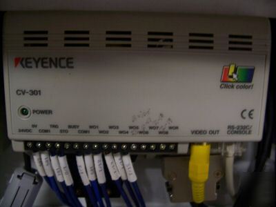 Vision inspection system (2 keyence monitors)no 