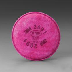 3M 2091 P100 filter 2-pk for respirator 6200 7502 6800