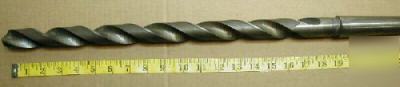 Long drill bit 15/32 morse taper #1 drills extra length