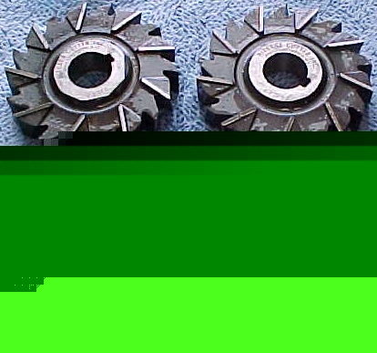 Lot of three side milling cutters 4 x 3/4 x 1 usa