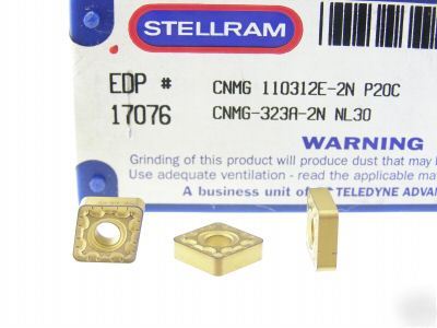 New 100 stellram cnmg 323A-2N NL30 carbide inserts N382