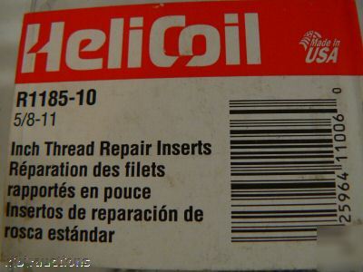 New 15 helicoil R1185-8 & 10 inch thread inserts 