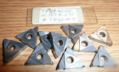 10PC tpma 43 ng w.187 rad .075 6.370 insert