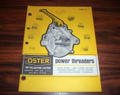 1977 oster power threaders catalog no. 77, near mint