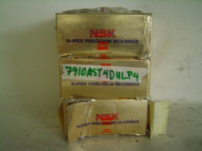 3 nsk bearings 7910AST4DULP4