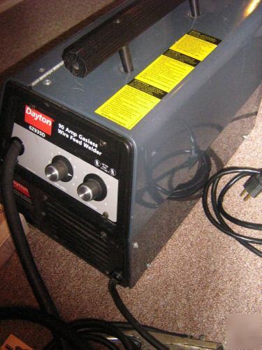 Dayton 90 amp gasless wire welder