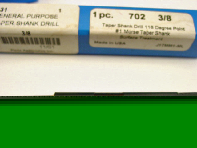 New champion 702 #1 morse taper drill - 3/8