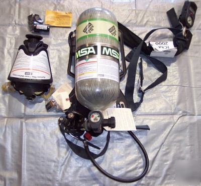 New msa scba 45 mintue 4500PSI stealth mmr air mask 