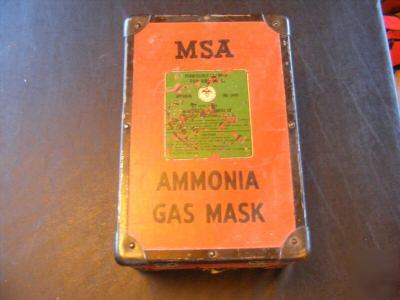 Wwii msa ammonia gas mask