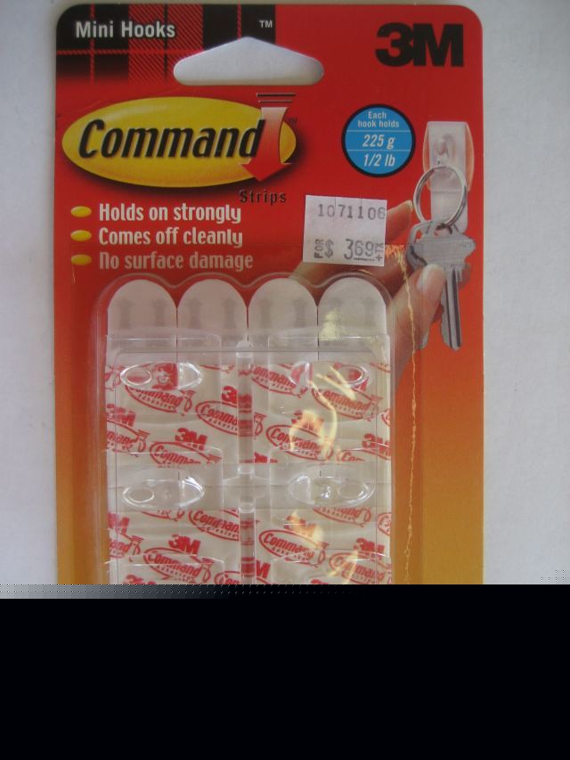 3M command mini hooks-mco 17006