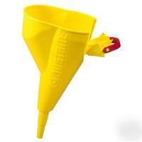 5 gal yellow type 1 safety can with funnel by justrite