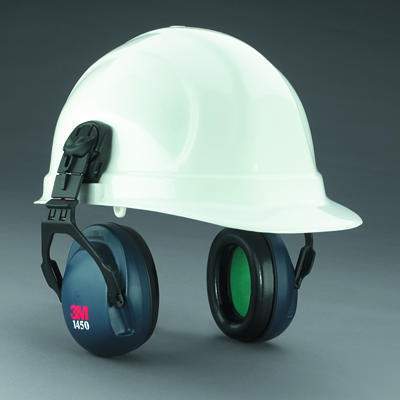 3M 1450 cap mount protective ear muffs