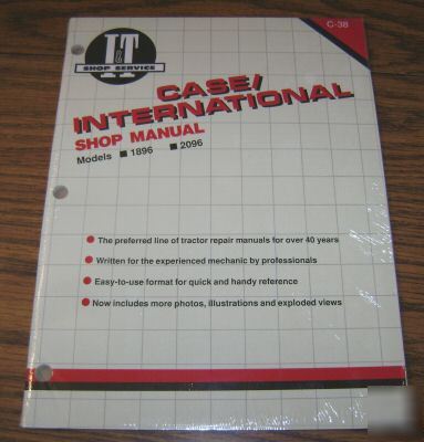 Case ih 1896 & 2096 tractor i&t shop service manual