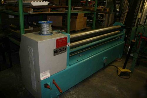 Cole tuve 6' x 10 gage plate roll, never used, 2005