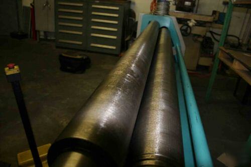 Cole tuve 6' x 10 gage plate roll, never used, 2005