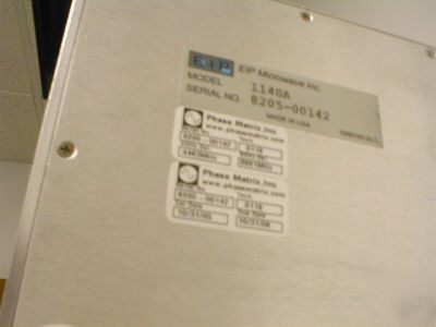 Eip (phase matrix) 1140A 20 ghz vxi signal generator