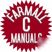 Farmall c 1948-51 owner's manual's & parts catalog ihc