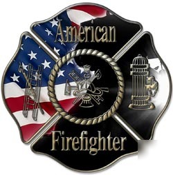 Firefighter decal reflective 4