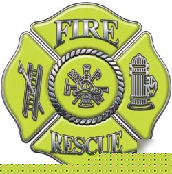 Firefighter decal reflective 6