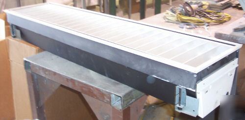 Large rectangle 4' fluorescent light fixtures
