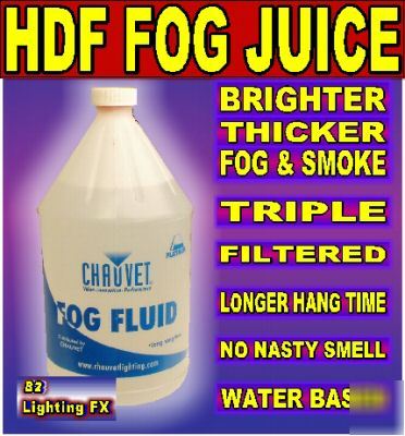 New hdf gal fog fluid juice - fogger smoke liquid thick 