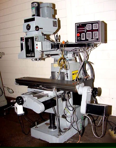 Very clean prototrak-supermax ycm-40 cnc vertical mill