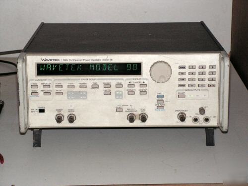 Wavetek 98 1.1MHZ synthesized power oscillator - nice