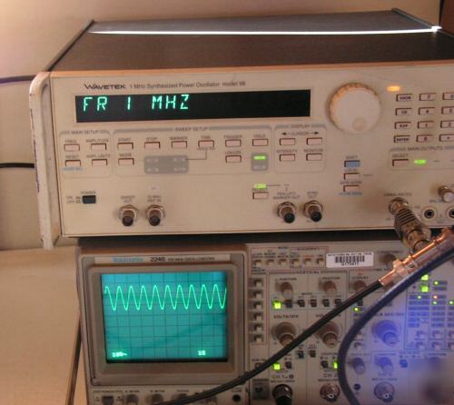 Wavetek 98 1.1MHZ synthesized power oscillator - nice