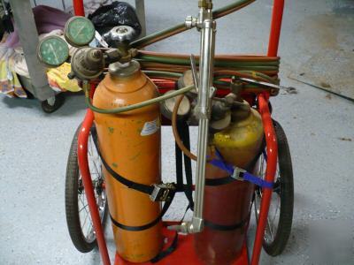Welding tank set