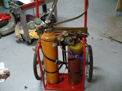 Welding tank set