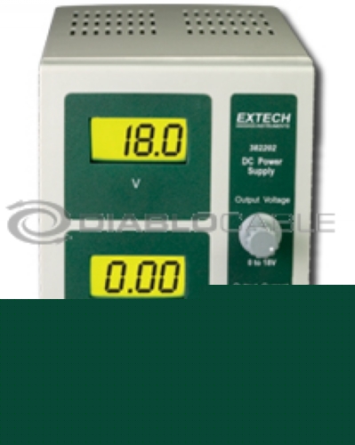 Extech 382202 digital dc power supply adjust 0 to 18V
